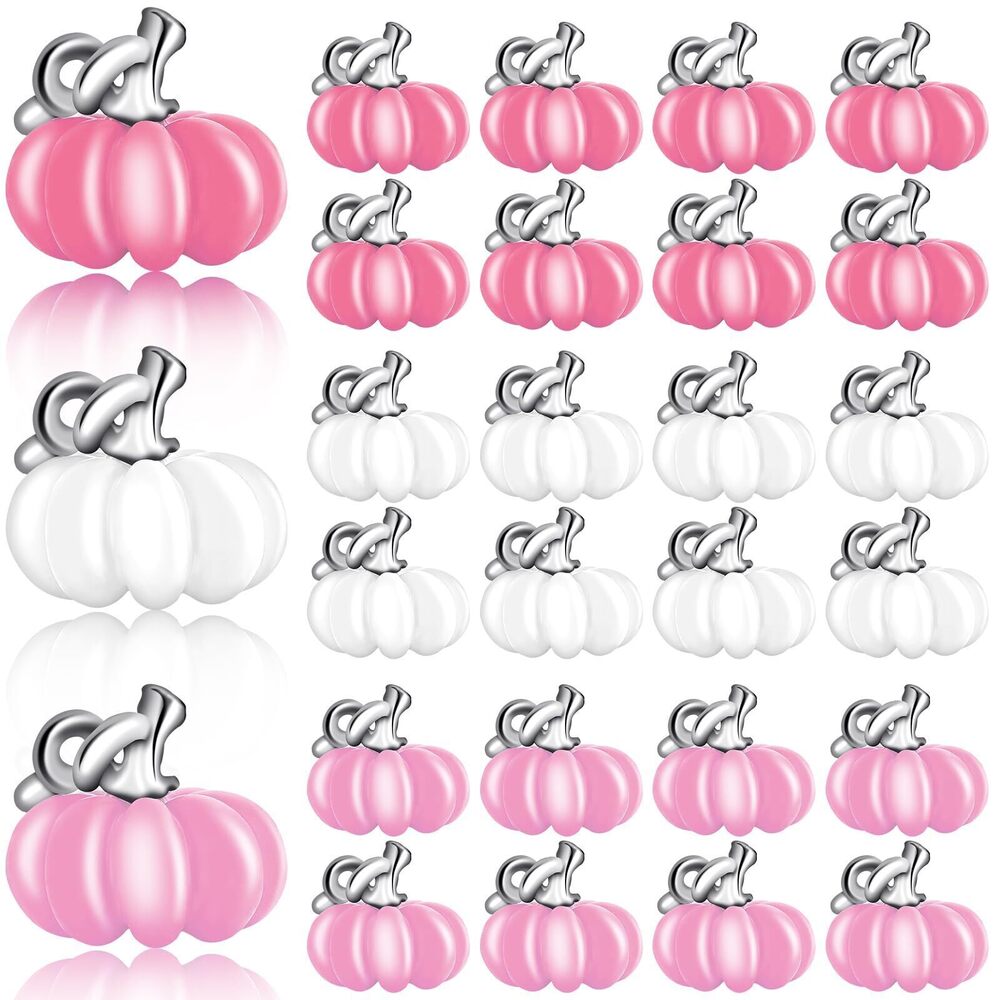 2647 27 Pieces Fall Pumpkin Charms Alloy Pendants DIY Halloween Charms